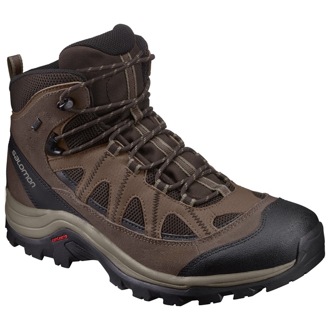 Salomon AUTHENTIC LTR GTX® Botas De Montaña Hombre - Chocolate / Negras - Colombia (38461-GVRI)